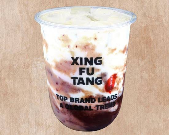 Fresh Taro Red Bean Milk 红豆芋见鲜奶